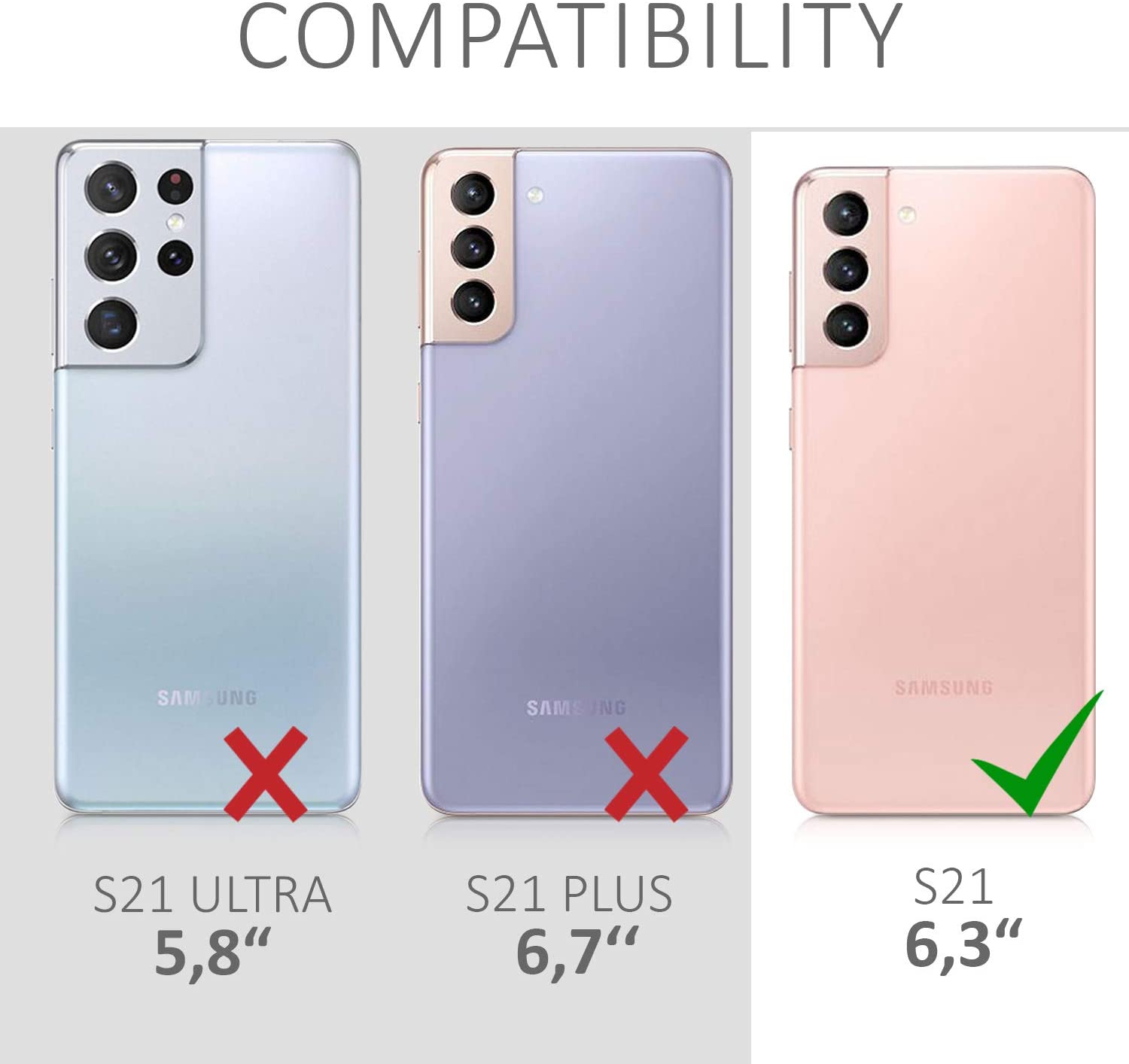 KW Samsung Galaxy S21 Θήκη Σιλικόνης TPU Design Palm Leaves - Gold / Grey - Διάφανη - 54061.01