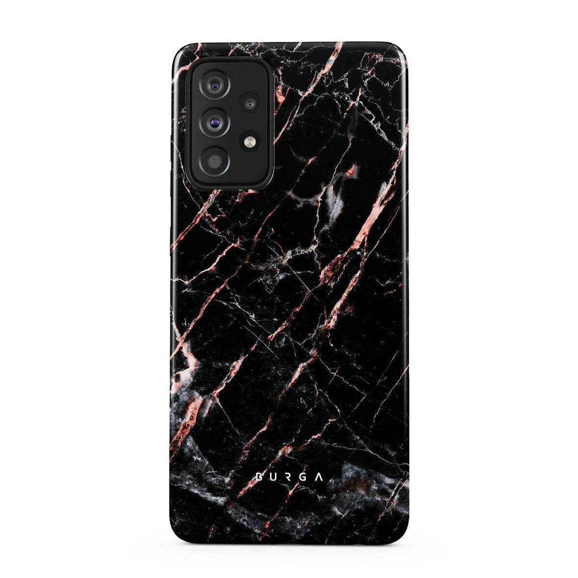 Burga Samsung Galaxy A52 / A52 5G / A52s 5G Fashion Tough Σκληρή Θήκη - Rose Gold Marble