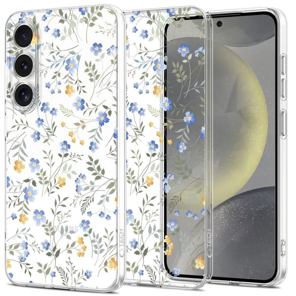 Tech - Protect Samsung Galaxy S25 Flexair Θήκη Σιλικόνης - Spring Flowers