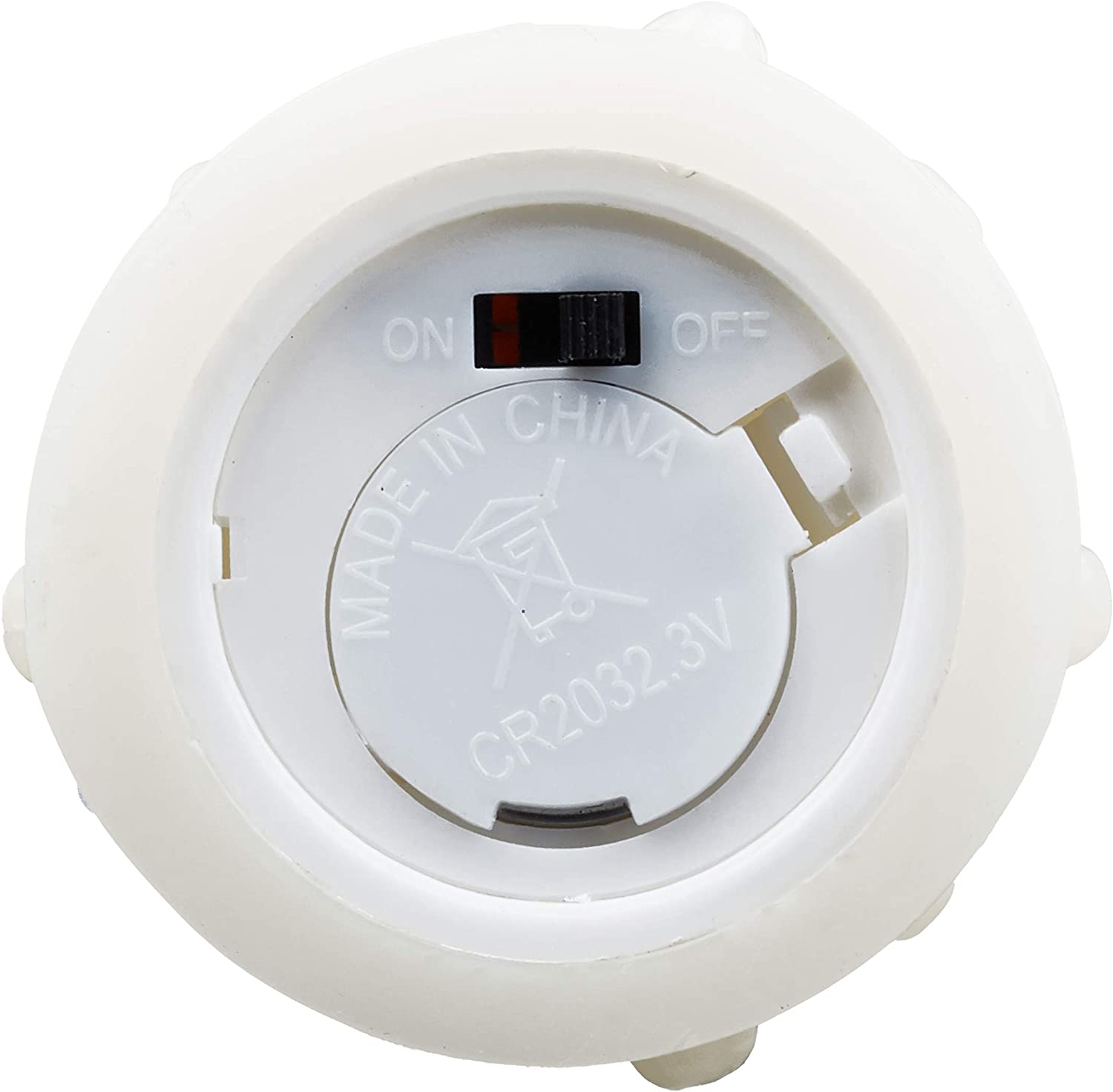 Relaxdays Σετ με 6 Κεριά με Φωτισμό Led από Φυσικό Κερί - Cream - 4052025215354