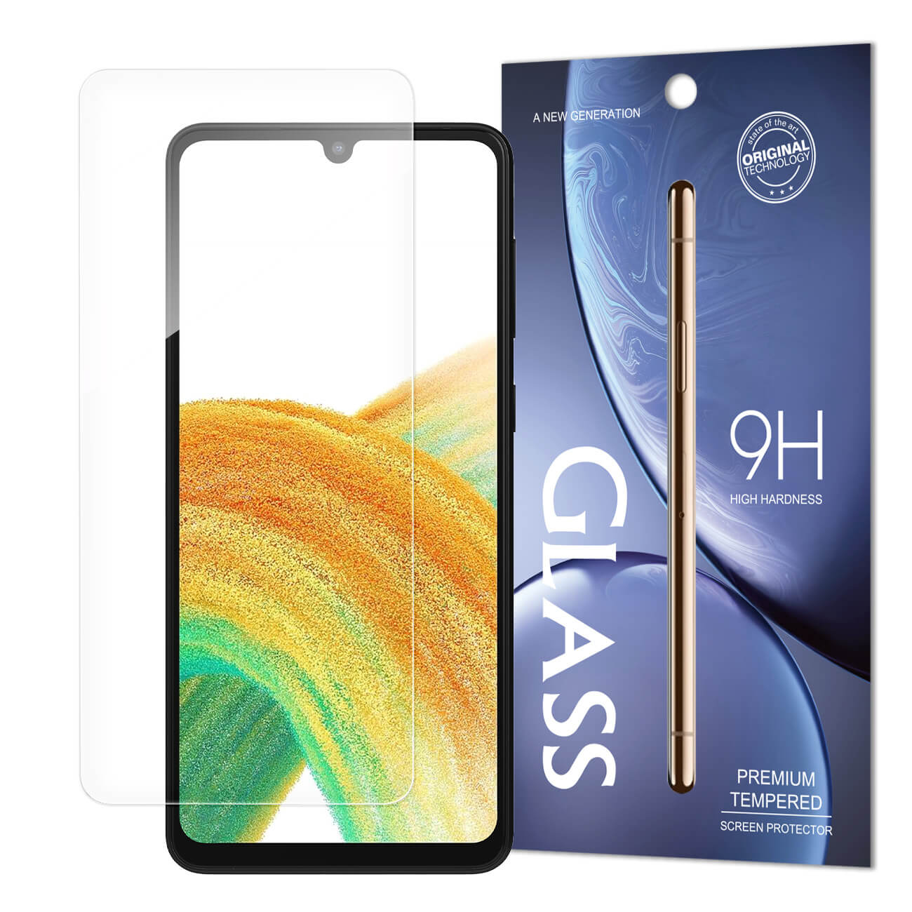 OEM Samsung Galaxy A34 5G 9H Anti Fingerprint Tempered Glass Αντιχαρακτικό Γυαλί Οθόνης - Clear