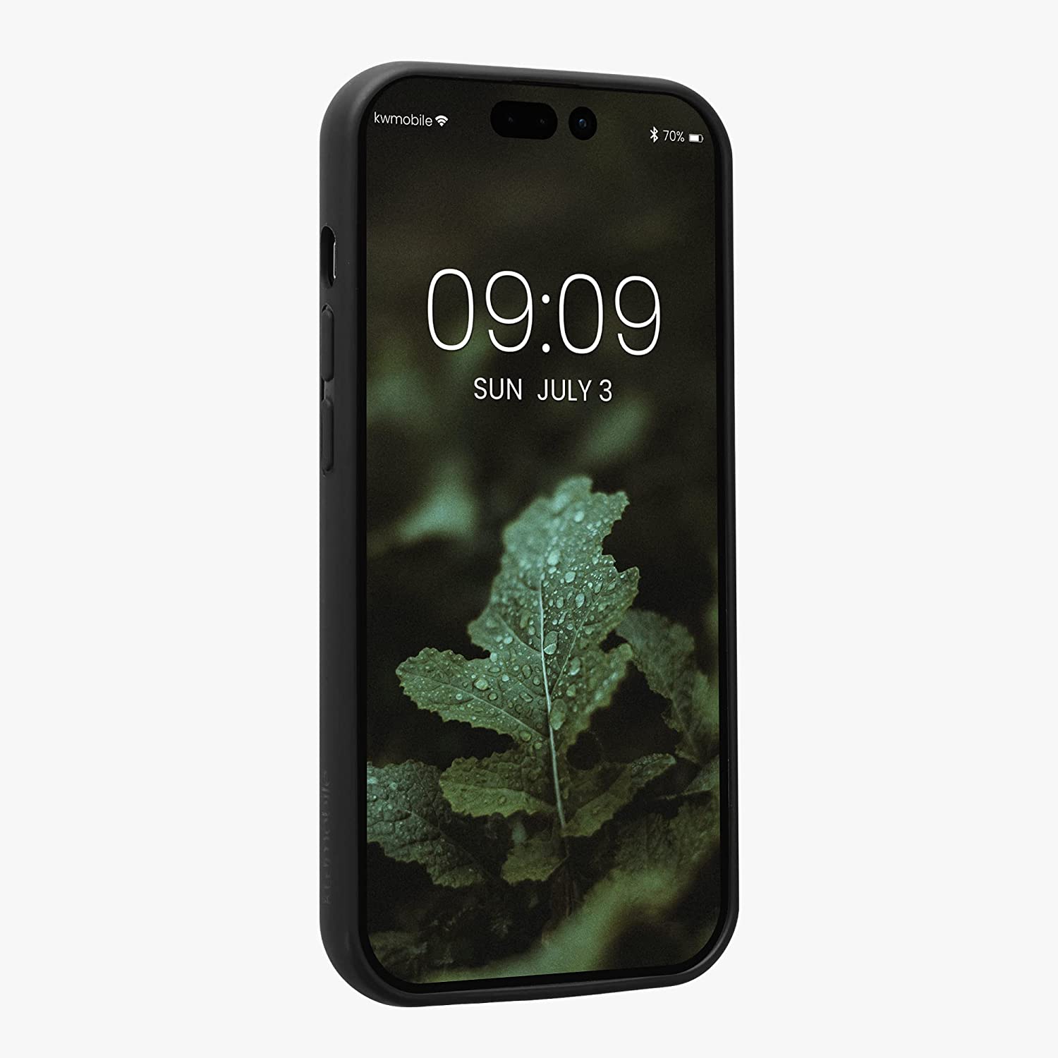 KW iPhone 14 Pro Θήκη από Φυσικό Ξύλο - Dark Brown - 59122.18