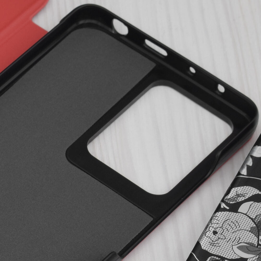 Techsuit Xiaomi Redmi Note 12 Pro / Poco X5 Pro 5G eFold Series Θήκη Βιβλίο - Red
