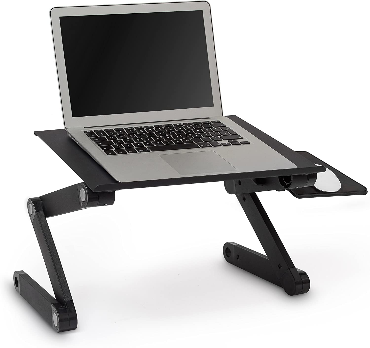Relaxdays Βάση Φορητού Υπολογιστή με Ρυθμιζόμενο Ύψος και Ενσωματωμένο Ανεμιστήρα - Black - 4052025193362