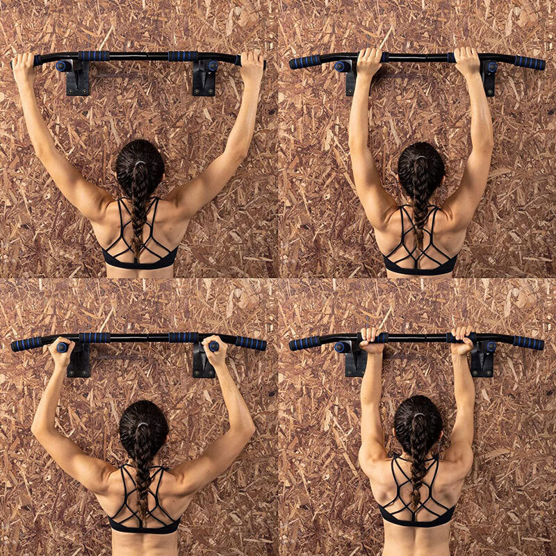 Navaris Pull-Up Bar για Τοίχο - Black / Blue - 54176.01