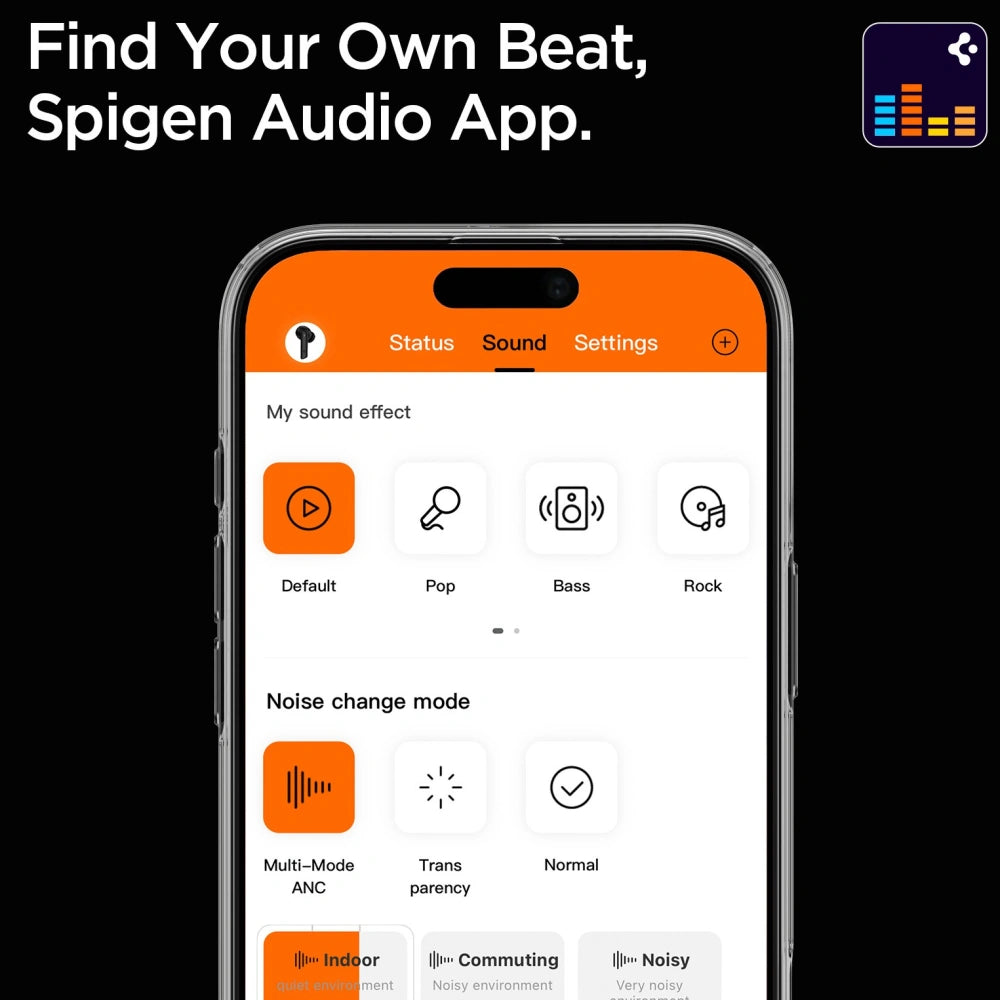 Spigen SA2401 ANC Pro - Ασύρματα Bluetooth Ακουστικά - White
