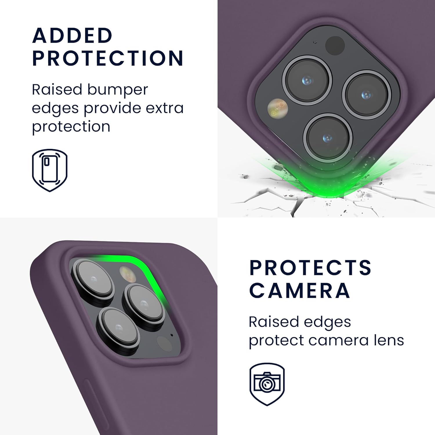 KW iPhone 14 Pro Θήκη Σιλικόνης Rubberized TPU - Light Iris