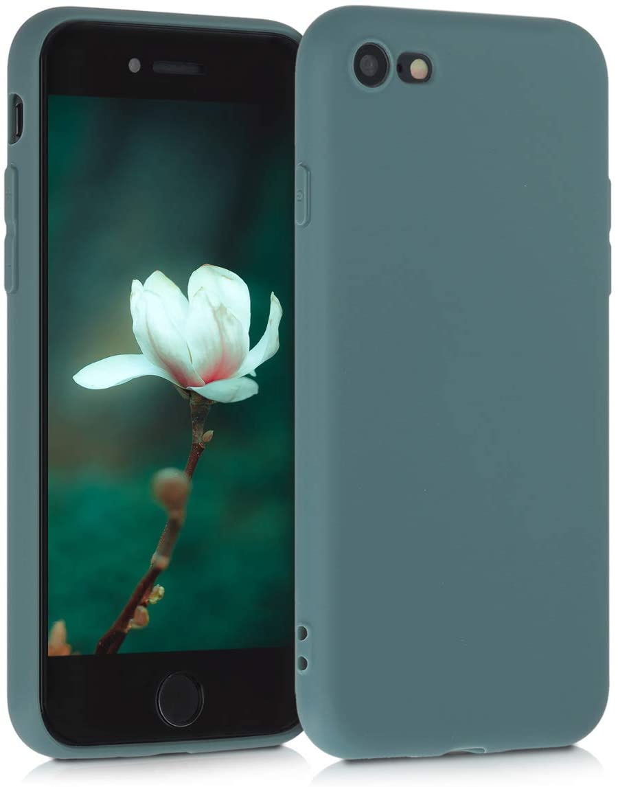 KW iPhone SE 2022 / SE 2020 / 7 / 8 Θήκη Σιλικόνης TPU - Blue Green - 39458.171