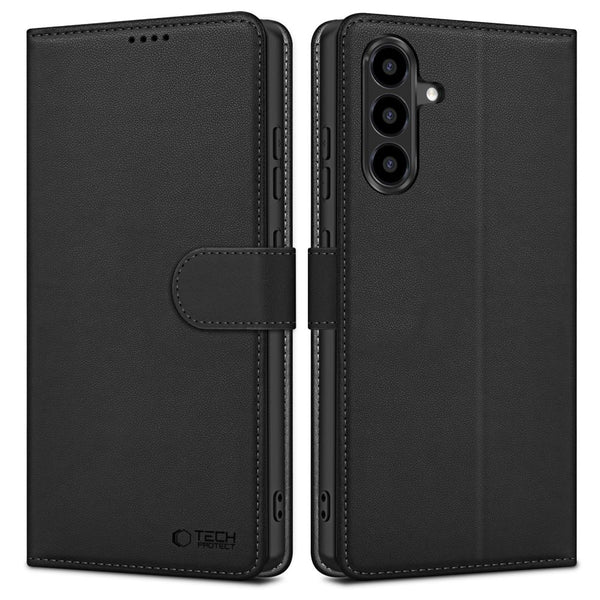 Tech - Protect Samsung Galaxy A56 5G Θήκη Πορτοφόλι Stand από Δερματίνη - Matte Black