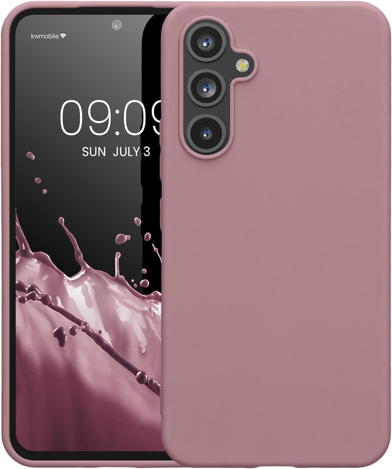 KW Samsung Galaxy A54 5G Θήκη Σιλικόνης TPU - Dusky Pink Matte