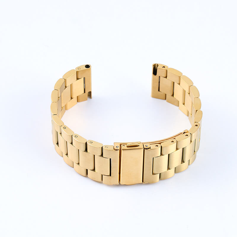 Techsuit Λουράκι Apple Watch 4/5/6/7/8/9/10/11 - SE (1/2/3) - ULTRA (1/2/3) - 44/45/46/49mm Watchband W036 Μπρασελέ από Ανοξείδωτο Ατσάλι - Gold