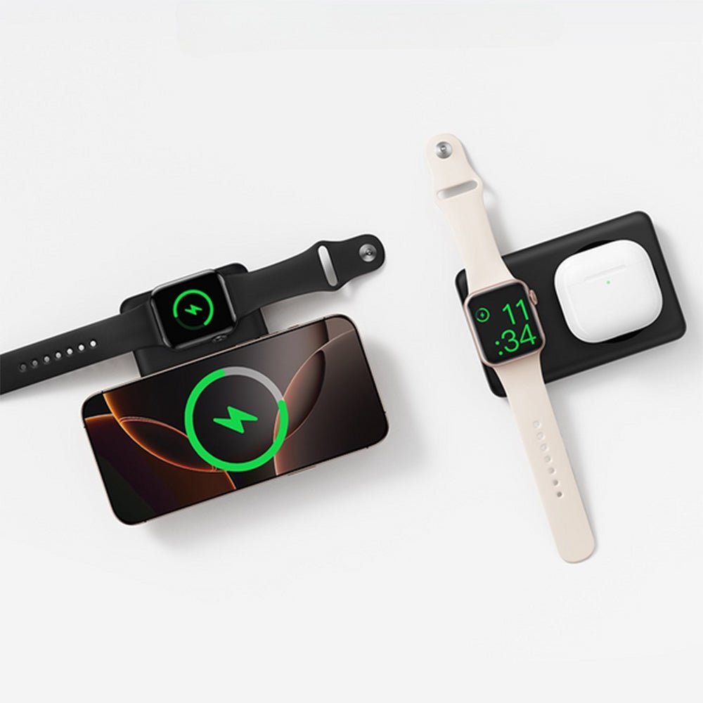 Baseus Ασύρματο MagSafe PowerBank Κινητού / Apple Watch 10000mAh με Θύρα Type-C 27W - EnerFill FT11 - Cosmic Black