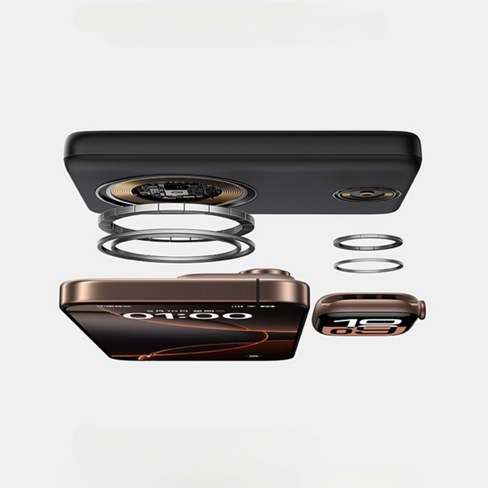 Baseus Ασύρματο MagSafe PowerBank Κινητού / Apple Watch 10000mAh με Θύρα Type-C 27W - EnerFill FT11 - Cosmic Black