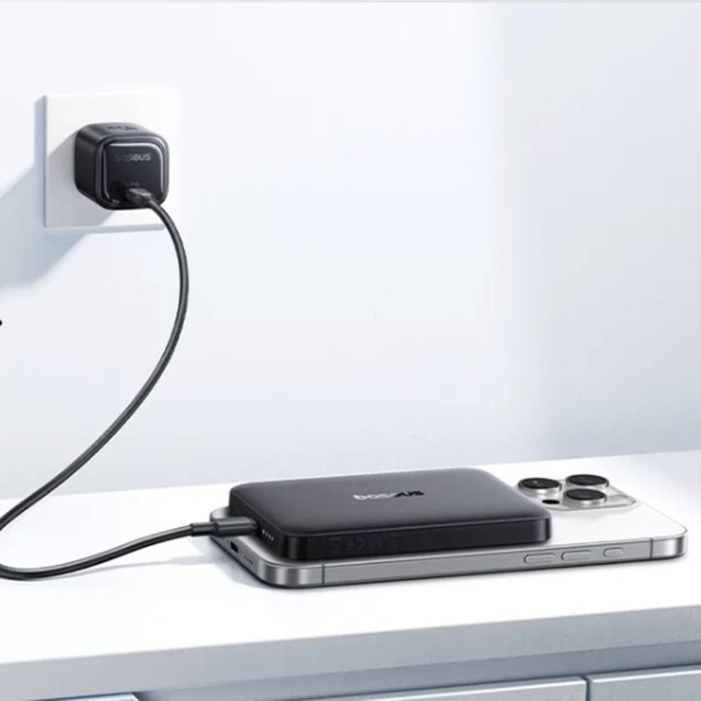 Baseus Ασύρματο MagSafe Qi2 PowerBank 10000mAh 22.5W με Θύρα Type - C - EnerFill FM12 - Black