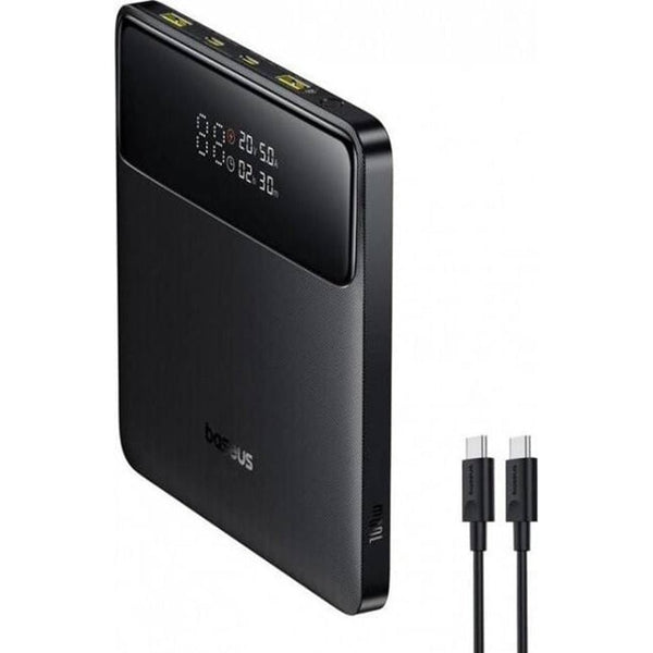 Baseus Power Bank 20000mAh 100W με 2 Θύρες USB / 2 Θύρες Type - C και Καλώδιο Type - C - Blade H1 Lite - Black