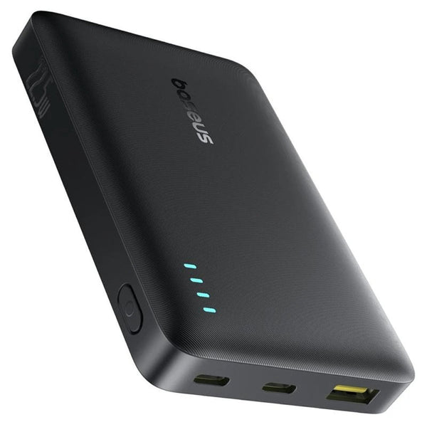 Baseus PowerBank 10000mAh 22.5W με 2 Θύρες Type - C και 1 Θύρα USB - EnerFill FP21 - Black