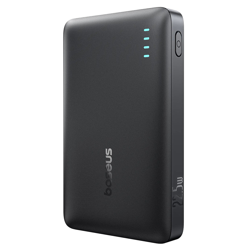 Baseus PowerBank 10000mAh 22.5W με 2 Θύρες Type - C και 1 Θύρα USB - EnerFill FP21 - Black