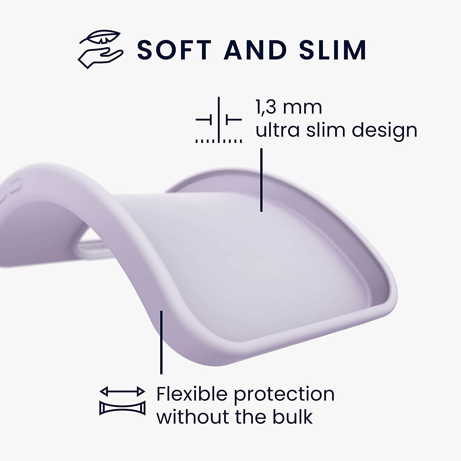 KW Samsung Galaxy S23+ Θήκη Σιλικόνης TPU - Lavender - 60283.108