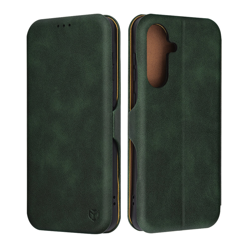 Techsuit Samsung Galaxy A56 5G - Safe Wallet Plus - Θήκη Βιβλίο - Green