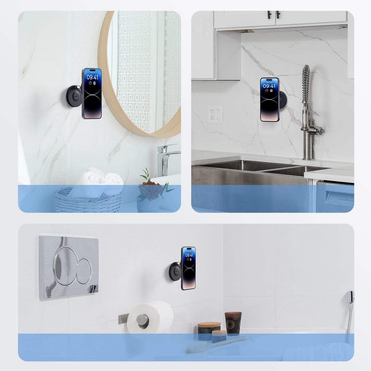 Baseus MagPro Self-adhesive Αναδιπλούμενη Αυτοκόλλητη Μαγνητική Βάση Στήριξης Κινητού - Black - B10564101121-00