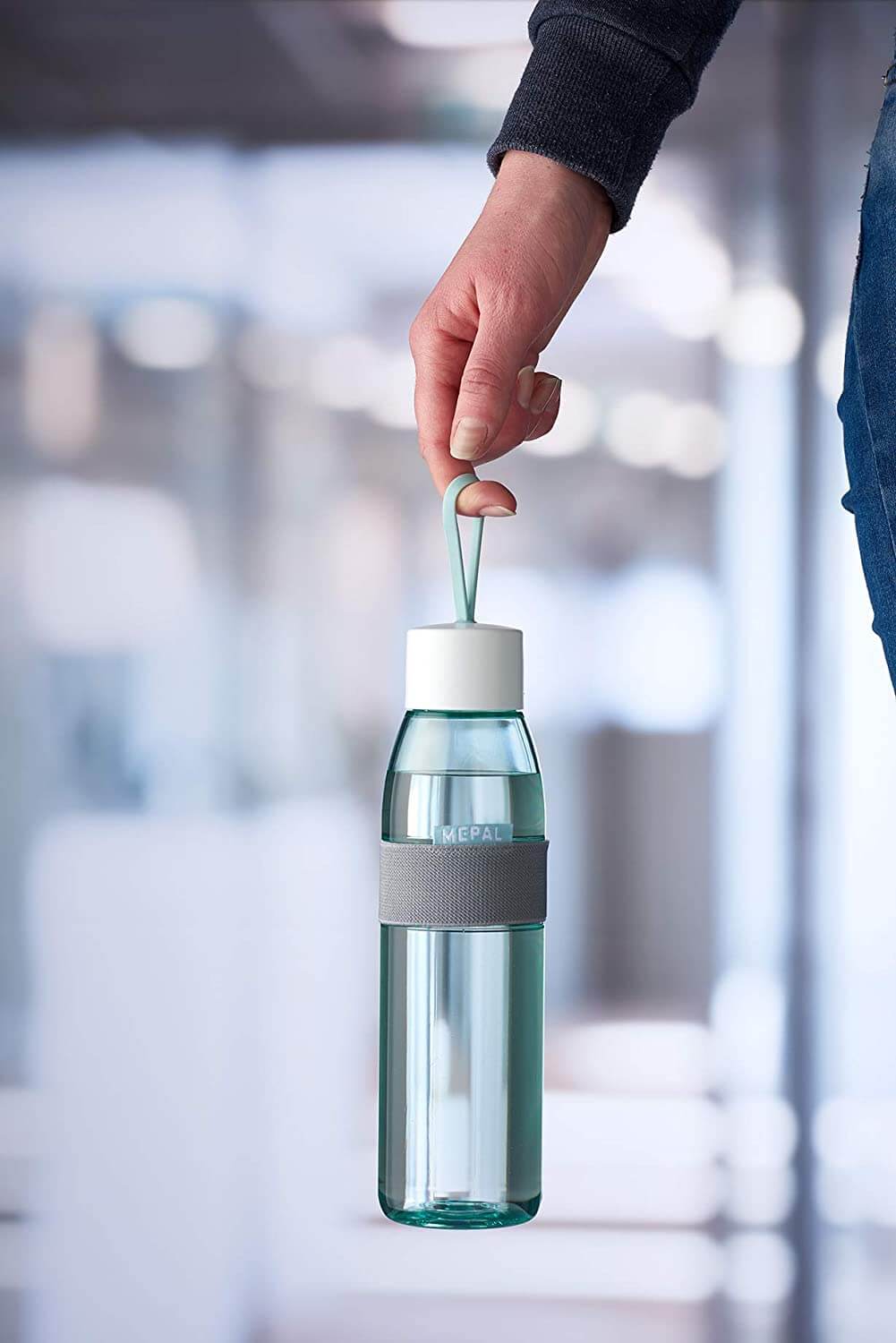 Mepal Water Bottle Ellipse - Πλαστικό Μπουκάλι Νερού - BPA Free - 700ml - Nordic Denim