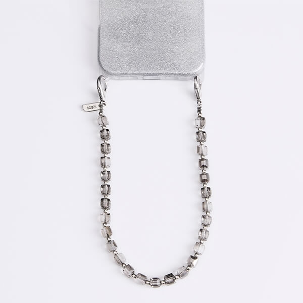 Uniq Coehl Candy Gem Universal Hand Strap - Λουράκι Κινητού για τον Καρπό - Silver