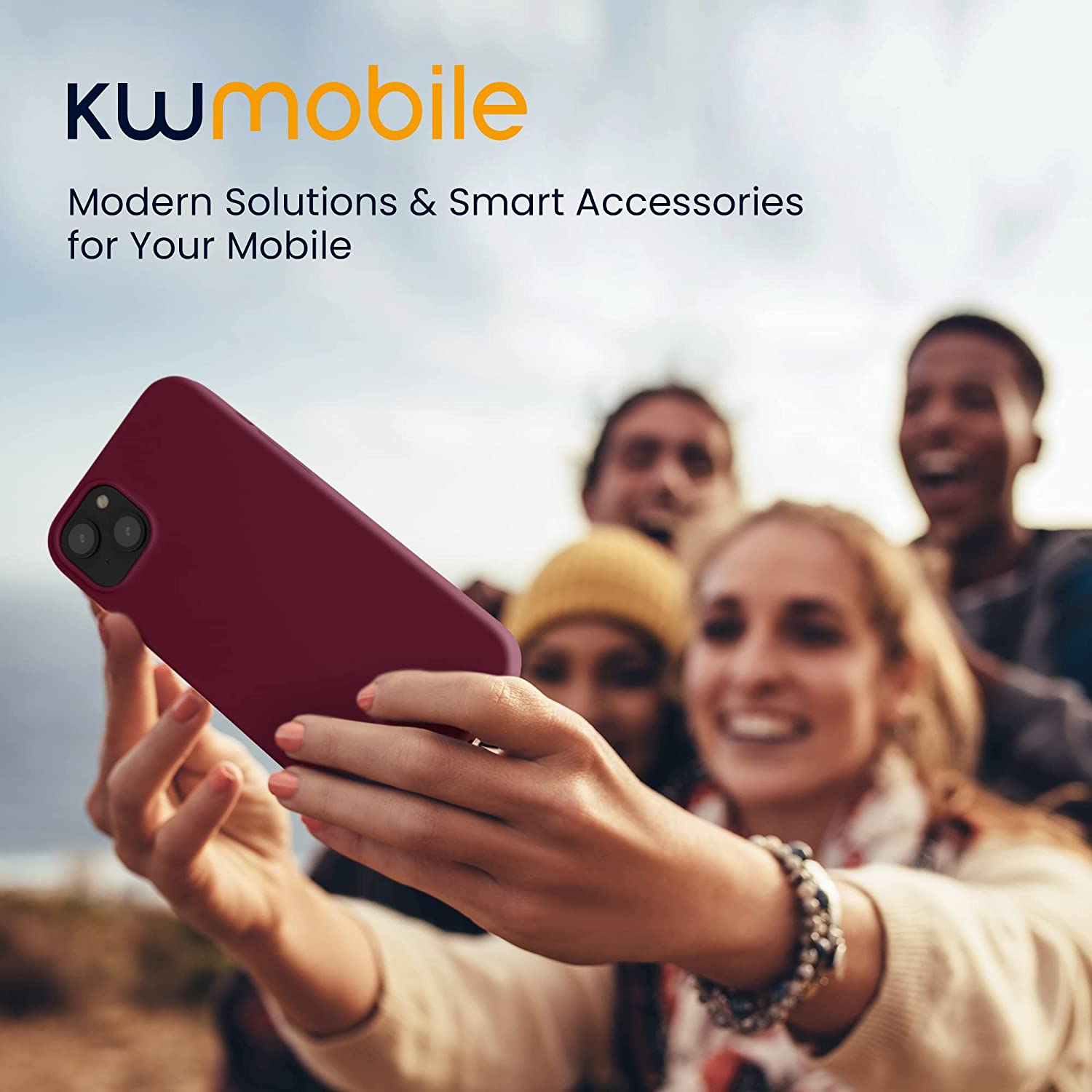 KW iPhone 14 Plus Θήκη Σιλικόνης TPU - Rhubarb Red - 59072.209