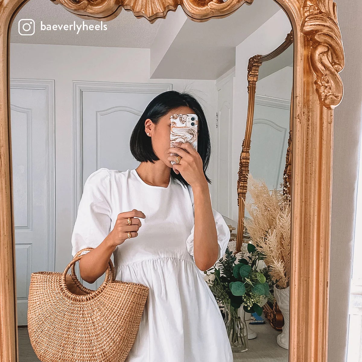 Burga iPhone 14 Pro Fashion Tough Σκληρή Θήκη - Cappuccino