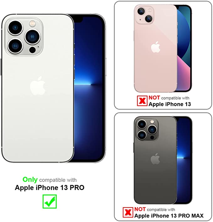 Cadorabo iPhone 13 Pro Clear View Θήκη Βιβλίο - Pink