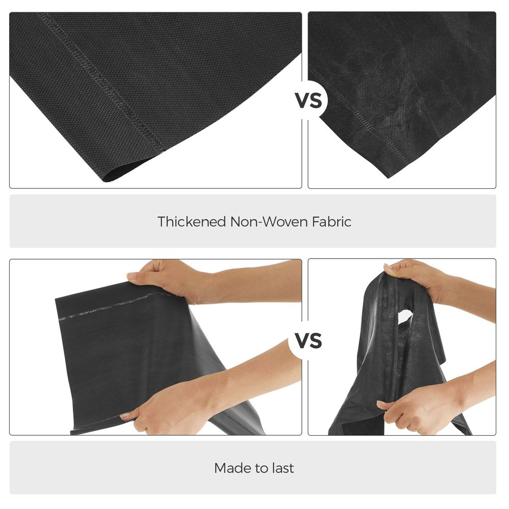 Songmics Σετ με 2 Μεταλλικές Παπουτσοθήκες με 4 Ράφια - Black - LSR044B02