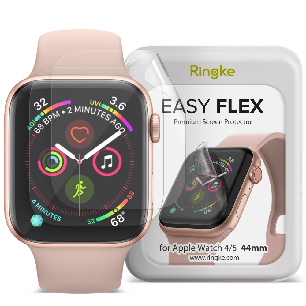 Ringke Προστασία Οθόνης Apple Watch 4 / 5 / 6 / SE / SE 2 Easy Flex 44mm - Προστατευτική Μεμβράνη Οθόνης - Clear