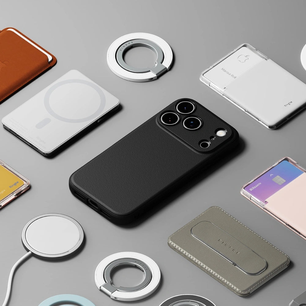 Ringke iPhone 17 Pro Max - Onyx Magnetic MagSafe Θήκη Σιλικόνης - Black