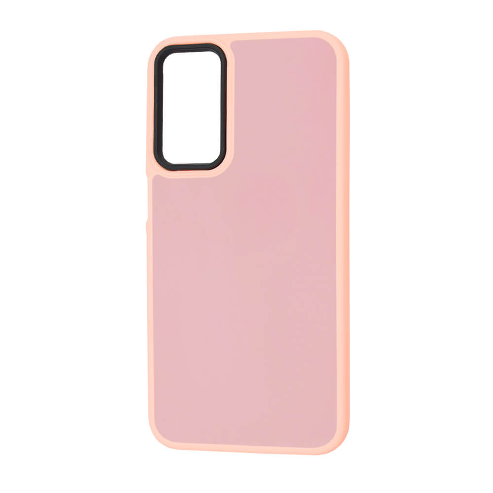 Techsuit Samsung Galaxy A15 4G / A15 5G - HaloFrost Series - Σκληρή Θήκη με Πλαίσιο Σιλικόνης - Pink