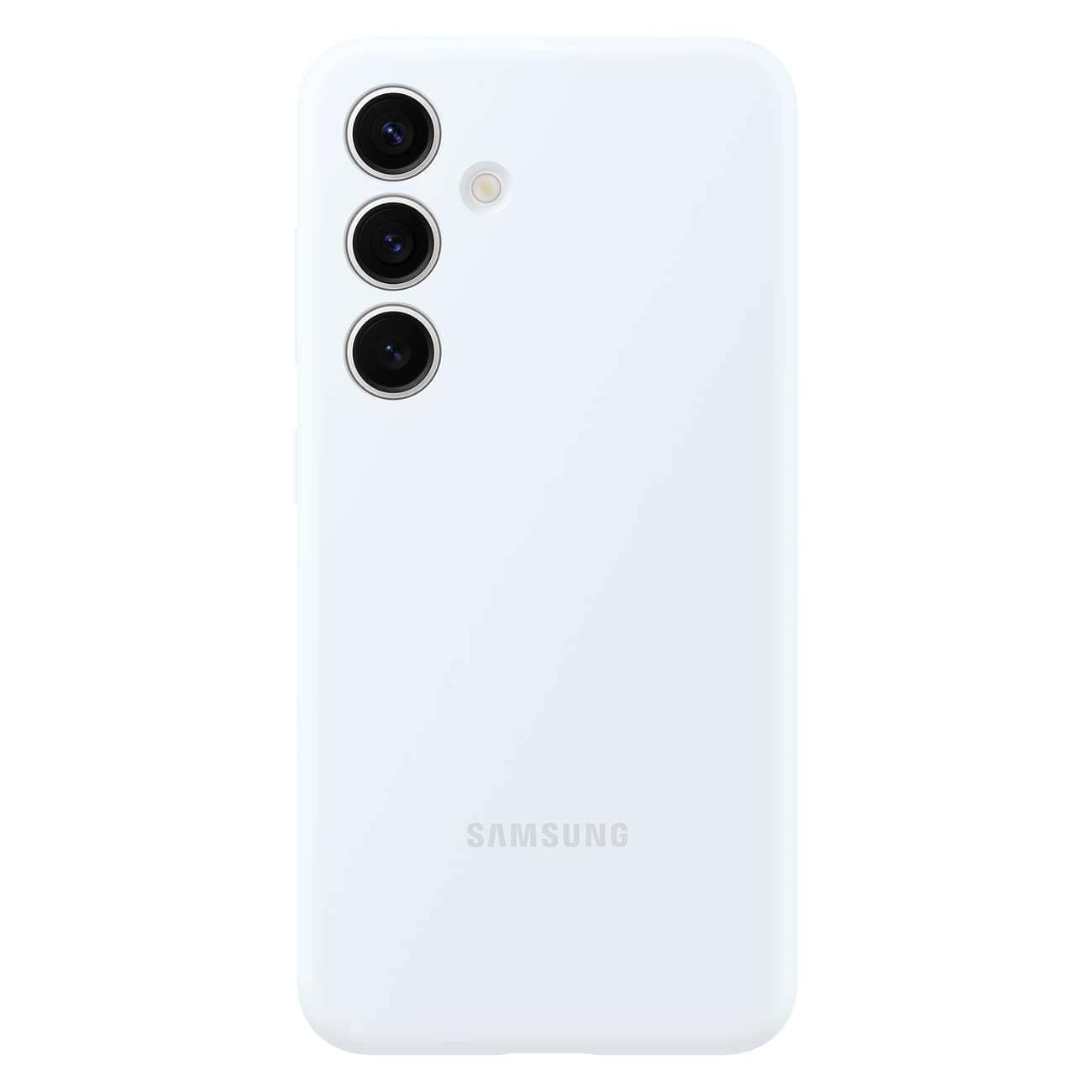Samsung Silicone Cover Samsung Galaxy S24 Θήκη Σιλικόνης - White - EF-PS921TWEGWW