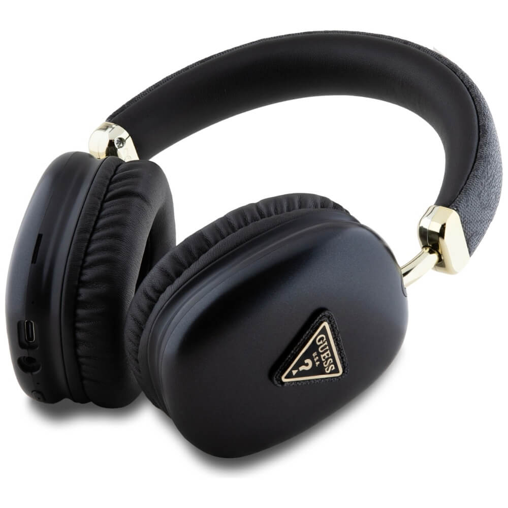 Guess Over-Ear 4G Triangle Logo - Ασύρματα Bluetooth Ακουστικά - Black