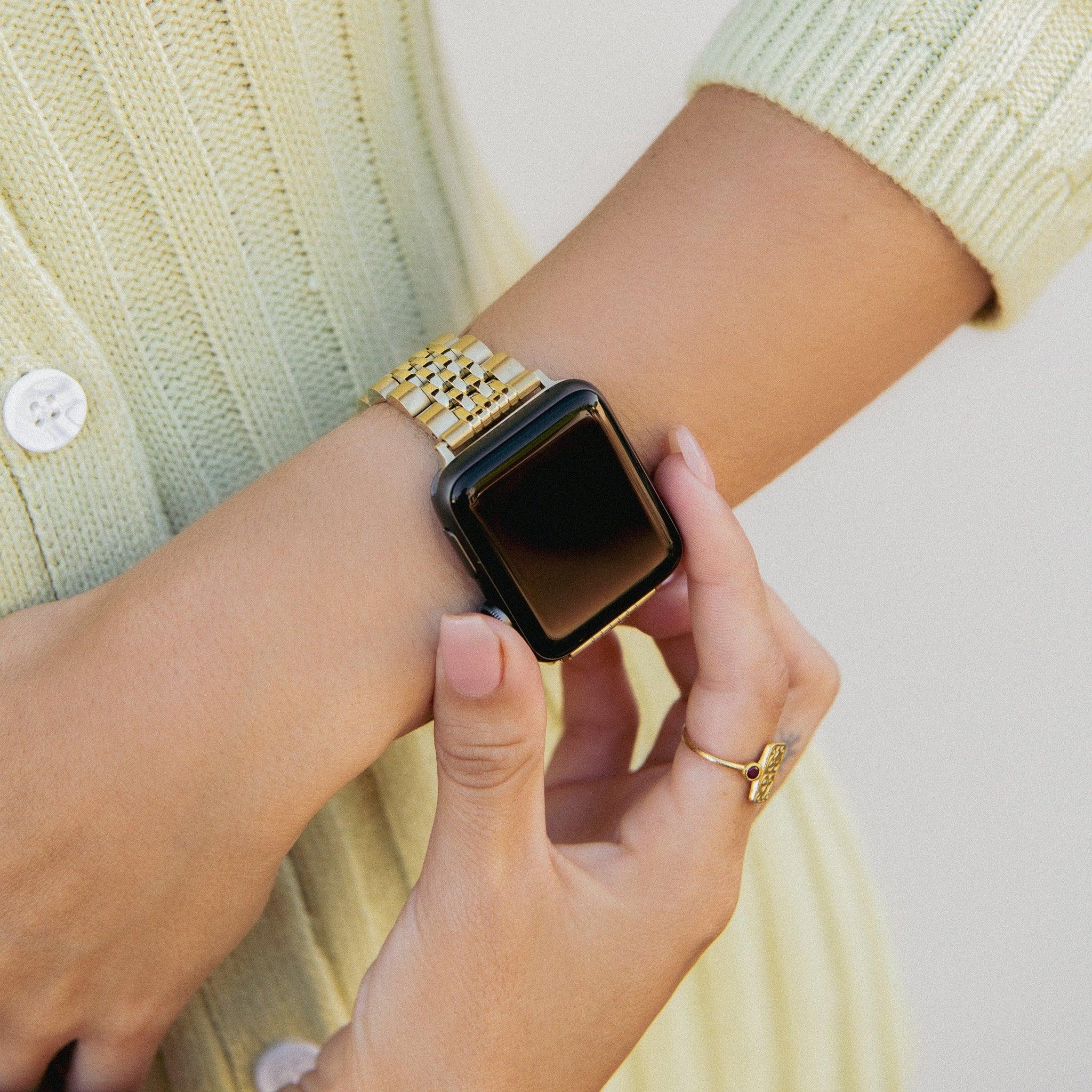 Burga Λουράκι Apple Watch 4/5/6/7/8/9/10/11 - SE (1/2/3) – 40/41/42mm - Chic Royal - Gold