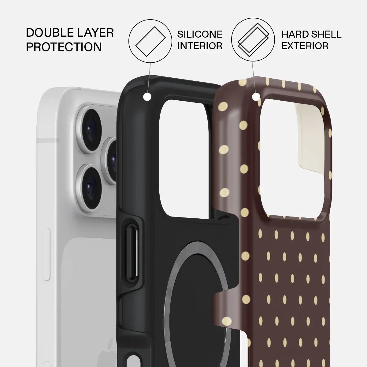 Burga iPhone 17 Pro - Fashion Tough MagSafe - Σκληρή Θήκη με MagSafe - Sorry Busy
