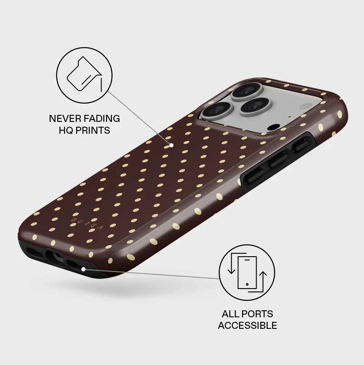 Burga iPhone 17 Pro - Fashion Tough MagSafe - Σκληρή Θήκη με MagSafe - Sorry Busy
