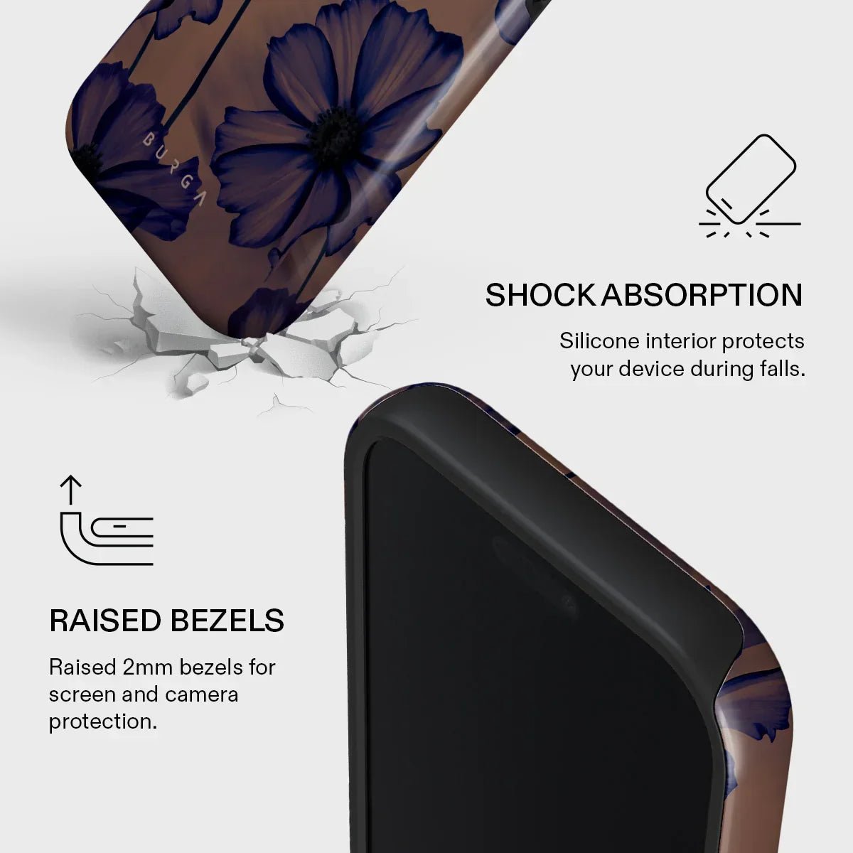 Burga iPhone 17 Pro - Fashion Tough MagSafe - Σκληρή Θήκη με MagSafe - Velvet Night