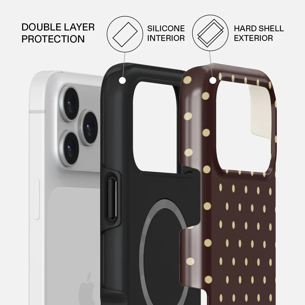 Burga iPhone 17 Pro Max - Fashion Tough MagSafe - Σκληρή Θήκη με MagSafe - Sorry Busy