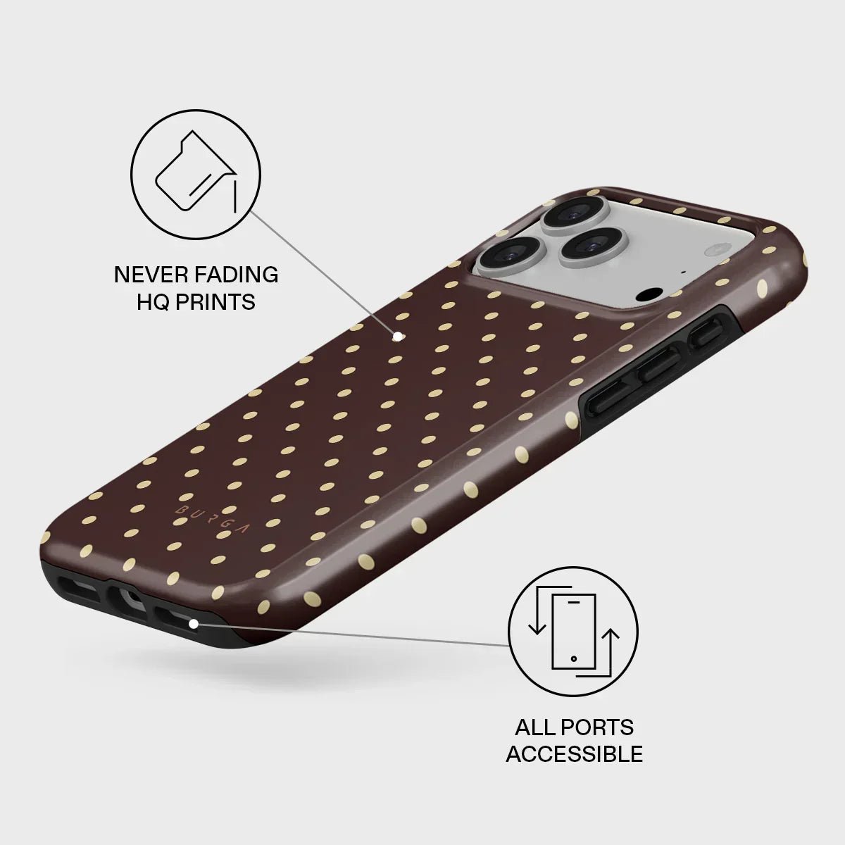 Burga iPhone 17 Pro Max - Fashion Tough MagSafe - Σκληρή Θήκη με MagSafe - Sorry Busy