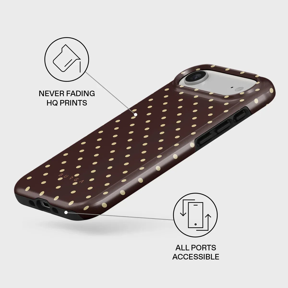 Burga iPhone Air - Fashion Tough MagSafe - Σκληρή Θήκη με MagSafe - Sorry Busy