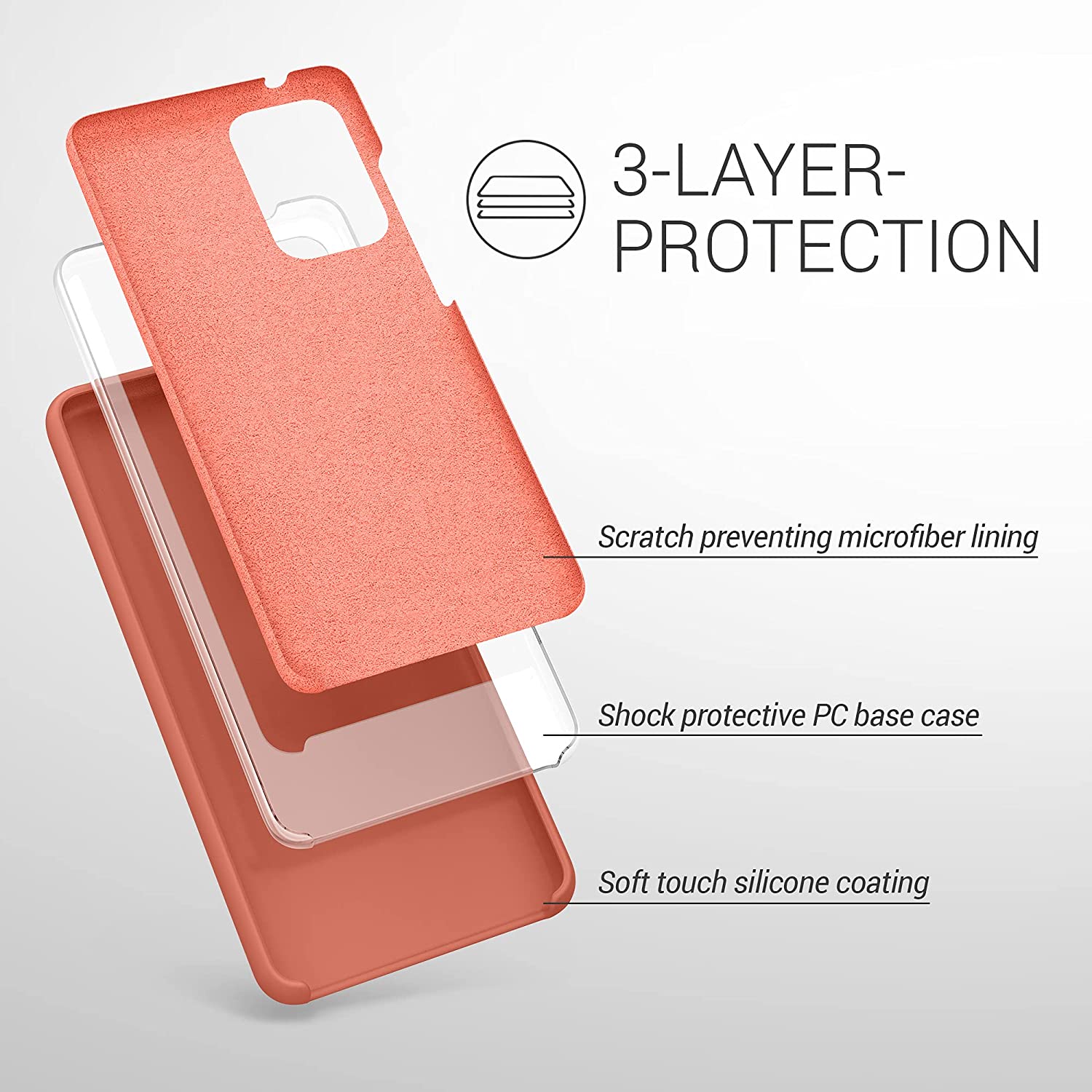 KW Samsung Galaxy A52 / A52 5G / A52s 5G Θήκη Σιλικόνης Rubber TPU - Blush Beauty - 54347.215