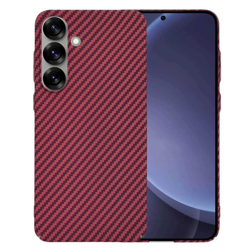 Techsuit Samsung Galaxy S25 Plus Σκληρή Θήκη Carbonite FiberShell - Red