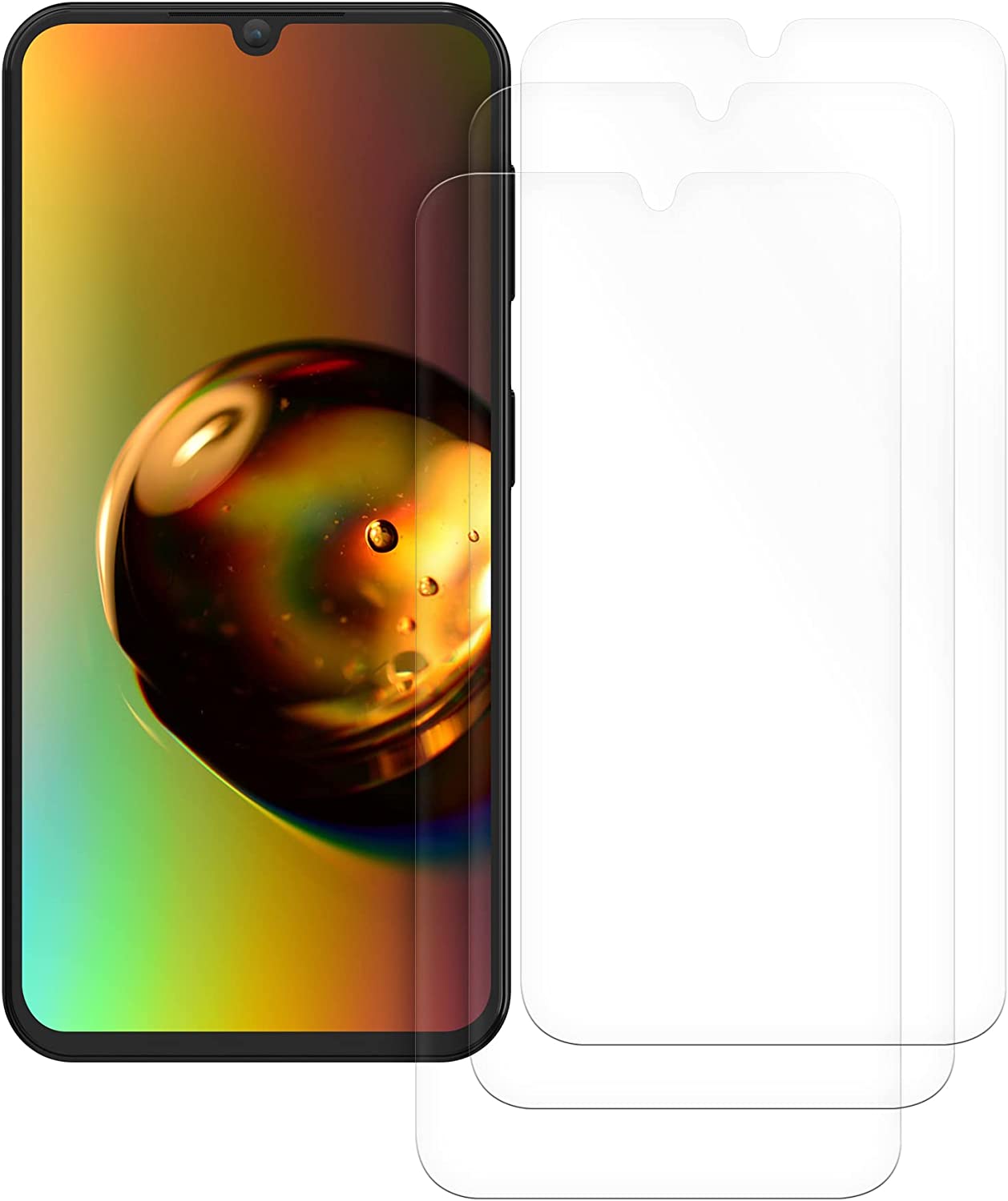 KW Samsung Galaxy A34 5G - 3 Μεμβράνες Προστασίας Οθόνης - Διάφανες - 60814.1