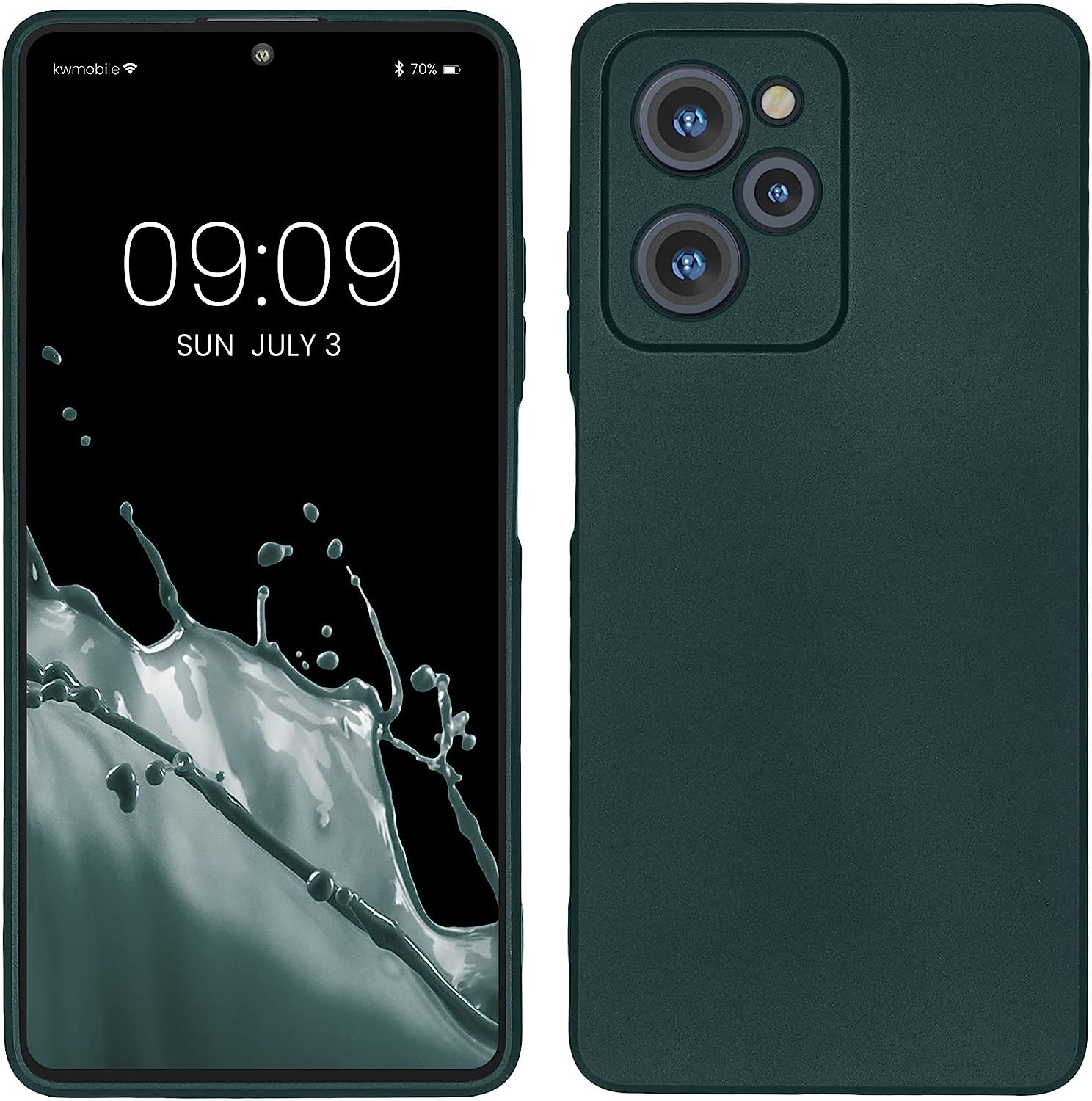 KW Xiaomi Poco X5 Pro 5G Θήκη Σιλικόνης TPU - Metallic Petrol - 60897.14