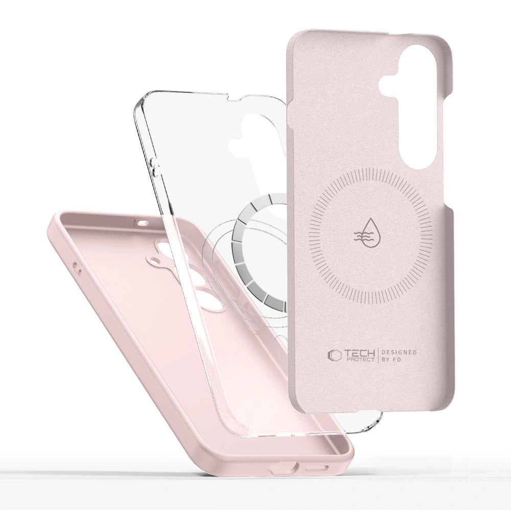 Tech-Protect iPhone 16e Liquid Silicone MagSafe Θήκη Σιλικόνης - Pink Pearl