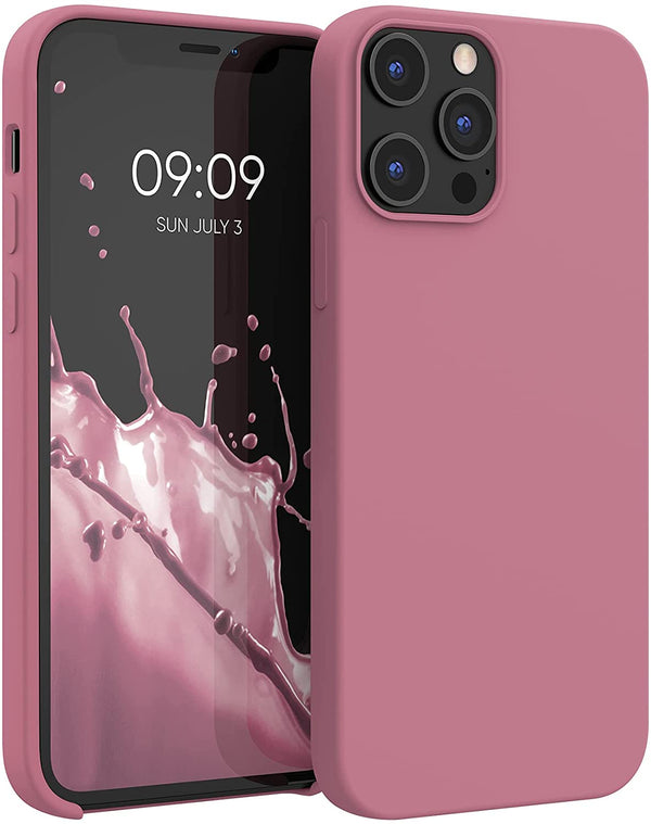 KW iPhone 12 Pro Max Θήκη Σιλικόνης Rubber TPU - Deep Rusty Rose - 52644.167 - likebrands.gr