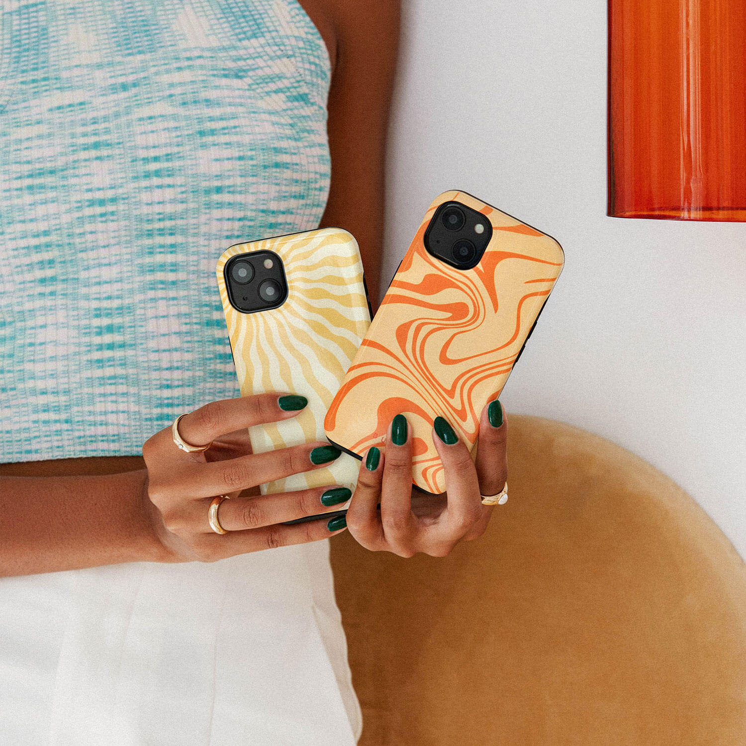 Burga iPhone 13 Fashion Tough Σκληρή Θήκη - High Vibrations