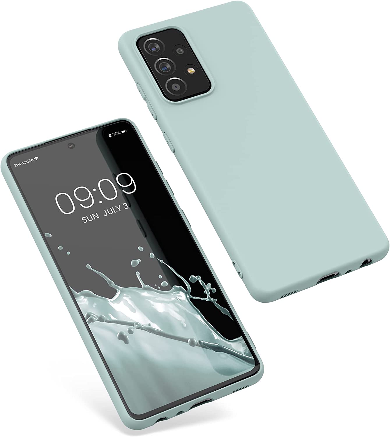 KW Samsung Galaxy A52 / A52 5G / A52s 5G Θήκη Σιλικόνης TPU - Frosty Mint - 54346.200